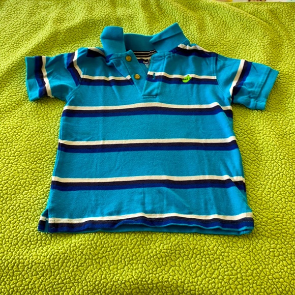 Blue Striped Polo